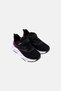 Kids Girl Velcro Closure Outdoor Shoes, Black - 4
