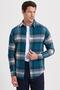 Men's Slim Fit slim fit checkered winter lumberjack shirt - 3