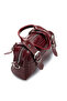 Gold Women's Buckle Leather Bag Hand & Shoulder Bag - 3