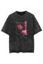 Unisex Oversized T-Shirt - Acid Washed 100% Cotton Casual Model - 2