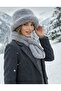 Women's Plush Beret & Scarf Set – Soft Textured, Stylish Winter Set - 2