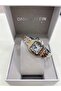 Square Metal Bracelet Roman Numeral Wristwatch - 3