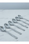 Dessert Spoon Set of 6 |   Stainless Steel for Modern Tables - 4