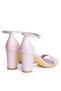 Sandale piele toc gros Simple Rose - 2