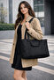15-16.9 Inch Handheld and Shoulder Laptop and Shoulder Bag with Black Water Repellent Fabric Features - 5