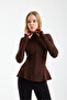 Peplum Cut Hijab Sports Jacket – Zippered & Finger-Looped - 3