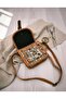 Authentic Patterned & Suede Detailed Bohemian Shoulder Bag - 5