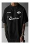 Men's Answer Me Printed Oversized T-Shirt