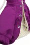 Hooded Fur Dog Coat Purple – Winter, Cold-Proof, Stylish Dog Clothing, Small Breed - 5