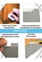 3 Pieces Gray Under Door Wind Preventive Gap Covering Insect Sound Thermal Insulation - 3