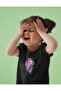 Fish Printed Cotton Crewneck Girls' T-Shirt - 3