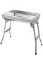 BBQ Grill, Stainless Steel Barbecue Grill with Stand, Foldable and portable outdoor