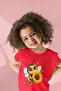 Ari Printed Cotton Crewneck Girls' T-Shirt - 2