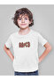 Abcd Printed Cotton Crewneck Children's T-Shirt - 3