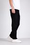 Men's Baggy Denim Trousers High Waist Loose Fit Casual Comfortable Jean Straight Black - 5