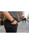 Father's Day Gift Patterned Onyx Natural Stone Genuine Leather Men's Bracelet - Stylish Design - 5