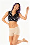 Skin Color Cream Stretch Fabric Combed Cotton Stretch Fabric Women's Boxer Shorts Ceylanoğlu - 2