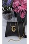 G Letter Balloon Steel Necklace - Gold & Silver Color Options 45cm Stainless & Tarnish Resistant - 4