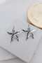 Wavy Star Silver Color Women's Earrings