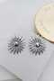 Iconic Daisy Silver Color Women's Earrings - 4