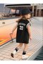 Girl's Cherry 20 Detailed Sleeves Detailed Sleeveless Mini Dress - 2