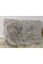 Ultra Soft Natural Fur Throw Pillow, Natural Lamb Fur Cushion - 3