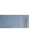 Stone Embroidered Velvet Textured Cotton Head & Hand Towel with Floral Embroidery (50×90 cm) |   200 Gr) S - 5