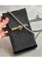 Women's Stone Chain Strap Phone Bag
