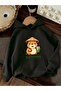 Unisex Ayi Printed Sweatshirt Black