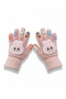 Labubu Figure Toy-Figured Fingers Lycra Knitted Gloves 3-10 Years Range Standard - 3