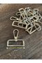 20 Pieces of 4 cm Silver Color Anti-Tarnish Bag Hanger Hook Parrot Hook Column Hook (4 cm) - 2