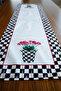 40X140Cm Woven Stain Resistant Printed Thai Feather Fabric Table Cloth Decorative Runner Washable - 3