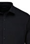 Black Classic Fit Slim Collar Cotton Long Sleeve Classic Shirt - 2