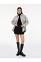 Long Sleeve Classic Collar Snap Button Pocketed Oversized Suede Look Jacket - 2
