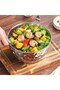 3-Piece Stainless Steel Forged Korean Style Mixing Bowl 20-24-28 cm Silver - 3