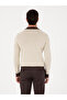 Brown Slim Fit Cotton Blend Zippered Polo Collar Knitwear Sweater 50318975-Vr029 - 5