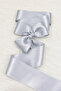 6 cm Light Gray Double Sided Satin Ribbon 10 Meters, Bundle Dowry Engagement Jewelry Special Day Gift Decoration
