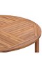 Garden Dining Table Ø110x75 cm Solid Wood Teak - 7