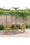 Folding Garden Table 70 cm Solid Acacia Wood
