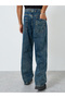 Men Acid Wash Loose Fit Jeans - 4