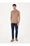 Camel Slim Fit Cotton Blend Polo Collar Knitwear Sweater 50318712-Vr015 - 4