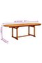 Garden Dining Table (160-240)x100x75 cm Solid Acacia Wood - 3