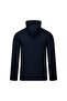 Navy Blue Regular Fit Cotton Hooded Sweatshirt - 3