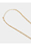 Gold-Tone Pendant Necklace with Black Stone - 4