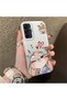 Samsung Galaxy A15 4G/5G Compatible Heart-Themed Fox Rabbit Printed Case, Friend and Couple