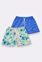 Boy's Gradient Patterned Swim Shorts Set of 2, Ages 3-16 12422