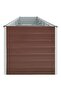Garden Raised Bed Galvanised Steel 400x80x45 cm Brown - 4