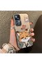 Mi 12T/12T Pro Compatible Heart-Themed Fox Rabbit Printed Case, Matching Cover for Friends and Couples