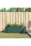 Raised Bed Green 160 x 80 x 44 cm Steel - 2