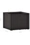 Garden Raised Bed with Self Watering System Anthracite 43x43x33 cm - 5